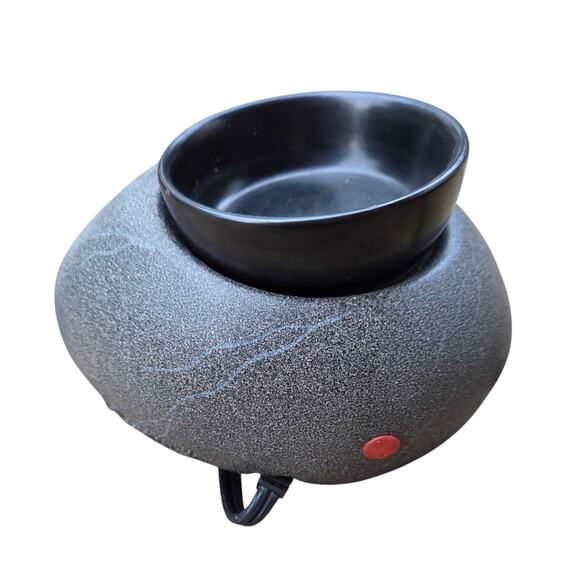 Scentsy Zen Rock Wax Warmer Gray Stone Aromatherapy - Picture 3 of 7